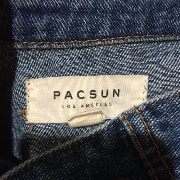 PACSUN DENIM BLUE WASH JACKETS SIZE M - Picture 7 of 7